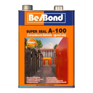 BESBOND น้ำยาเคลือบเงาใสกันซึม (สูตรน้ำมัน) A-100 ขนาด 1 กล.