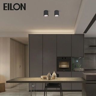 EILON โคมดาวน์ไลท์แบบทาวเวอร์หน้ากลม 5นิ้ว E27 รุ่น YDE05001-BK สีดำ (โคมเปล่า)