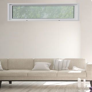 WINDOW ASIA (10 MAX) UPVC บานช่องแสง 160X40 ซม. สีขาว