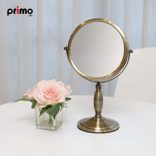 Primo กระจกแต่งหน้า รุ่น TQ-C17C ขนาด 23x14x35 ซม. สีบรอนซ์