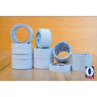 THAI TAPE เทปกาว 2 หน้าบาง (กาวน้ำมัน) ขนาด 12mm.x20Y.