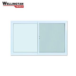 WELLINGTAN (TK) หน้าต่างไวนิล บานเลื่อน SS 180x110ซม. สีขาว พร้อมมุ้ง