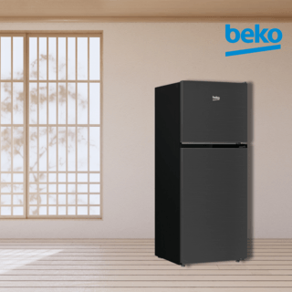 BEKO ตู้เย็น 2 ประตู 6.5 คิว RDNT200I50HFK สีเทาเข้ม