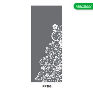 LEOWOOD ประตูปิดผิวเมลามีน iDoor Premium Design 30 80x200ซม. PLATINUM GRAY