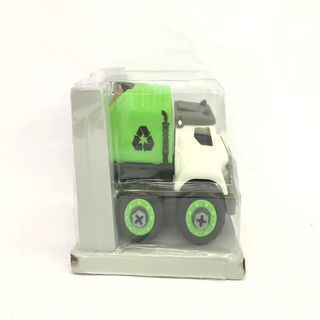 TOYS ของเล่นรถขนขยะเทศบาล DIY #269-9 (9.7x16x14ซม.) สีเขียว