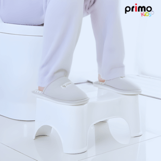 Primo Kids เก้าอี้พักขาสำหรับชักโครก รุ่น 3QNRY06 ขนาด 32x45.5x21 ซม. สีขาว