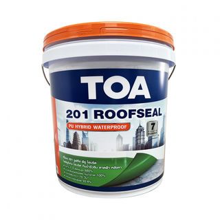 Acrylic លាបដំបូលជ្រាបទឹក TOA 201 ROOFSEAL  ពណ៌ស 5gl. 