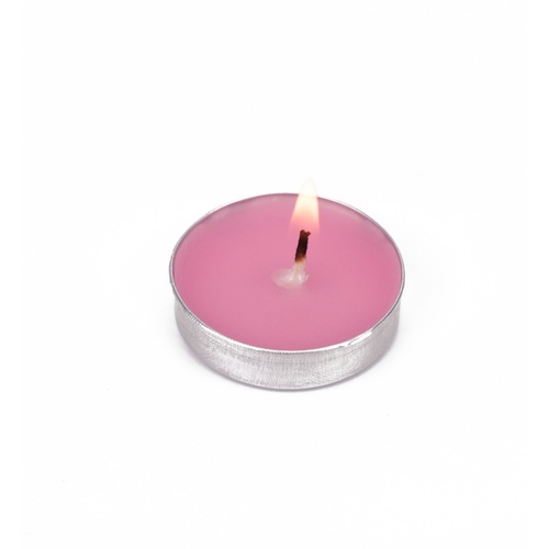 COZY เทียน 3.5x0.9ซม. Candle-PKS สีชมพู 50ชิ้น/แพ็ค