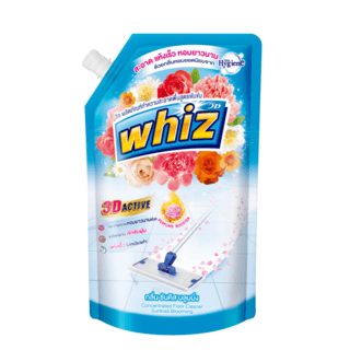 WHIZ วิซ น้ำยาถูพื้น แบบเติม ขนาด 650 มล.สีีฟ้า