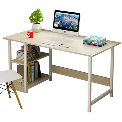SMITH โต๊ะทำงาน ขนาด 45x120x73 ซม. HD014 สีไวท์เมเปิล ไวท์เมเปิล