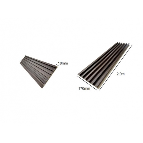 GREAT WOOD ไม้ฝ้าระแนง WPC  P18-170 18x170x2900 มม. WALNUT